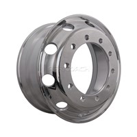 ALUMINIUM WHEEL DOUBLE POLISHED 22.5 x 9.00