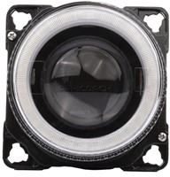 HEADLIGHT 90mm LOW BEAM LED DRL PL G2 ANGEL EYE