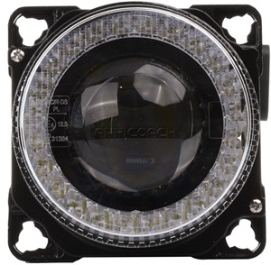 HEADLIGHT 90mm HIGH LOW BEAM LED DRL PL G2