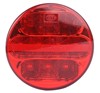 TAILLIGHT ROUND 65mm LED RED 3 PIN