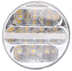 TAILLIGHT ROUND 65mm LED WHITE