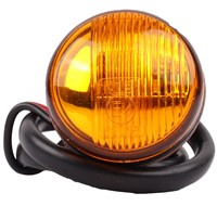 MARKER LIGHT AMBER MINI ROUND LED 30mm CAT 5