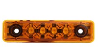 MARKER LIGHT RECTANGULAR AMBER LED 65x16mm