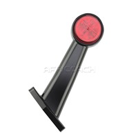 TRAILER LIGHT RUBBER ARM LED RED/WHITE RHS SL