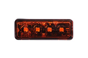 MARKER LIGHT RECT 70x26 LED AMBER