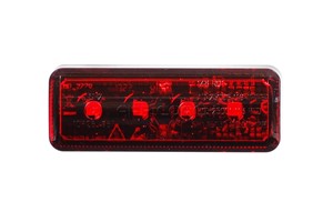 MARKER LIGHT RECT 70x26 LED RED