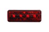 MARKER LIGHT RECT 70x26 LED RED